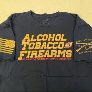 Grunt Style Blue and Yellow Short Sleeve Tee